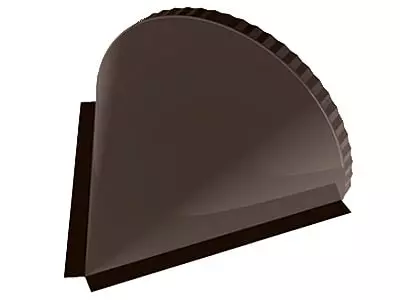 Заглушка конька 0.5 мм
